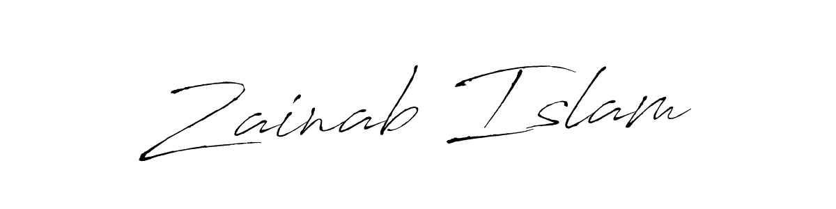 Make a short Zainab Islam signature style. Manage your documents anywhere anytime using Antro_Vectra. Create and add eSignatures, submit forms, share and send files easily. Zainab Islam signature style 6 images and pictures png
