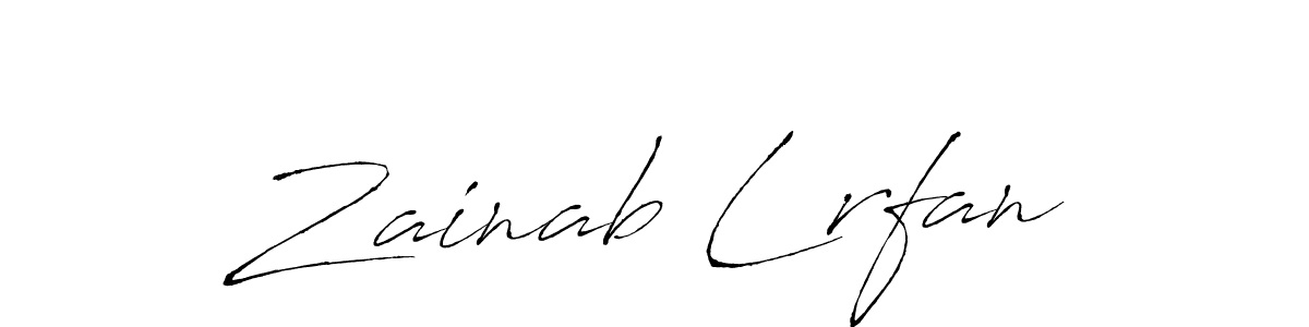 How to Draw Zainab Lrfan signature style? Antro_Vectra is a latest design signature styles for name Zainab Lrfan. Zainab Lrfan signature style 6 images and pictures png