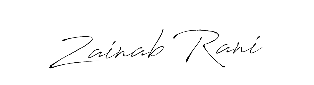 Here are the top 10 professional signature styles for the name Zainab Rani. These are the best autograph styles you can use for your name. Zainab Rani signature style 6 images and pictures png