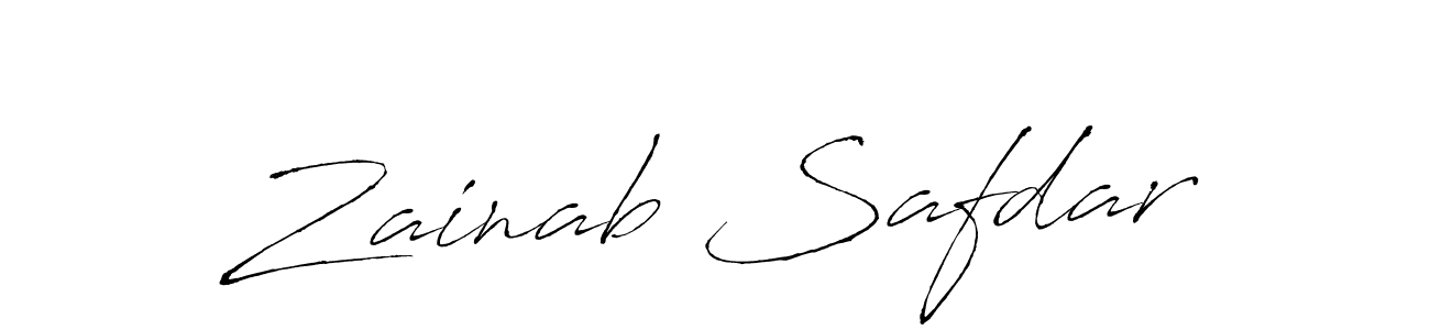 Antro_Vectra is a professional signature style that is perfect for those who want to add a touch of class to their signature. It is also a great choice for those who want to make their signature more unique. Get Zainab Safdar name to fancy signature for free. Zainab Safdar signature style 6 images and pictures png