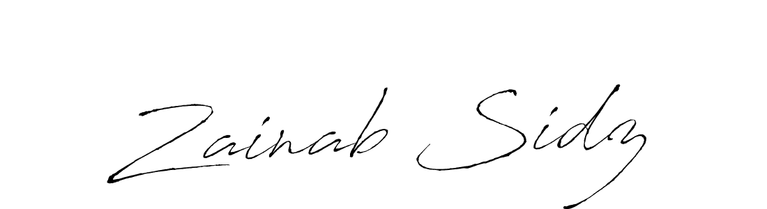 You can use this online signature creator to create a handwritten signature for the name Zainab Sidz. This is the best online autograph maker. Zainab Sidz signature style 6 images and pictures png