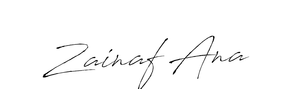You should practise on your own different ways (Antro_Vectra) to write your name (Zainaf Ana) in signature. don't let someone else do it for you. Zainaf Ana signature style 6 images and pictures png