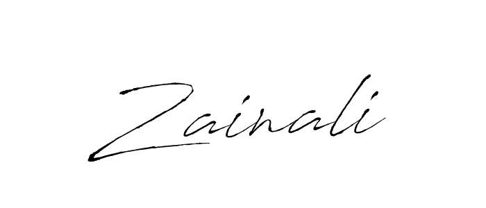 How to make Zainali name signature. Use Antro_Vectra style for creating short signs online. This is the latest handwritten sign. Zainali signature style 6 images and pictures png