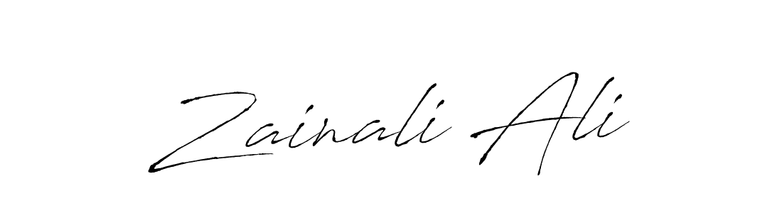 Use a signature maker to create a handwritten signature online. With this signature software, you can design (Antro_Vectra) your own signature for name Zainali Ali. Zainali Ali signature style 6 images and pictures png