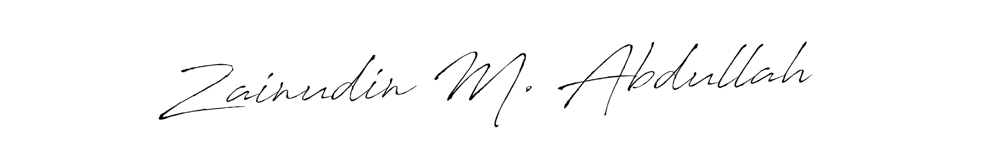 Once you've used our free online signature maker to create your best signature Antro_Vectra style, it's time to enjoy all of the benefits that Zainudin M. Abdullah name signing documents. Zainudin M. Abdullah signature style 6 images and pictures png