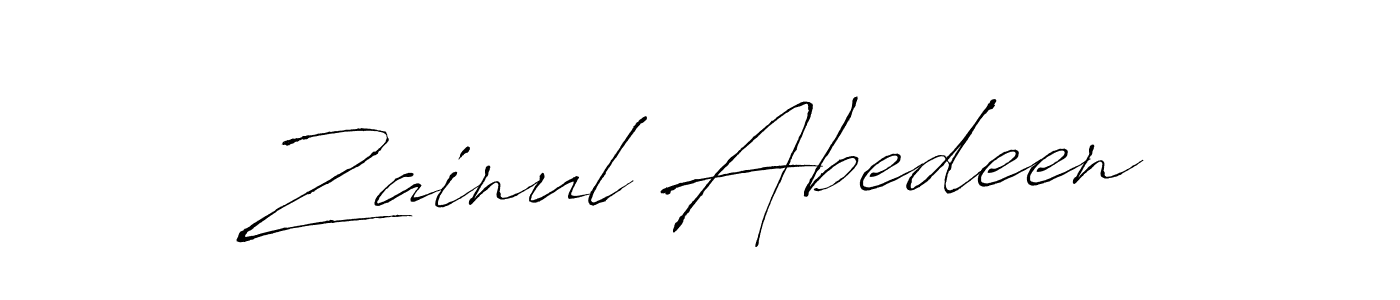 Use a signature maker to create a handwritten signature online. With this signature software, you can design (Antro_Vectra) your own signature for name Zainul Abedeen. Zainul Abedeen signature style 6 images and pictures png