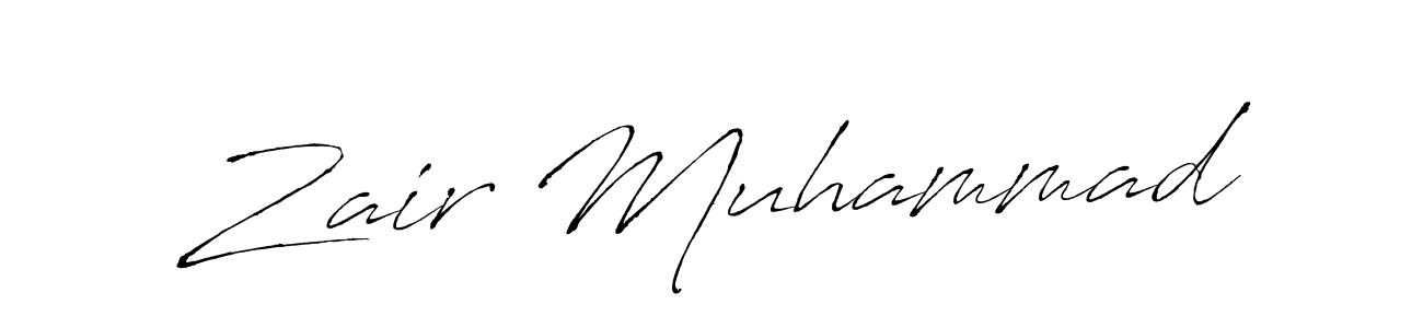 Also we have Zair Muhammad name is the best signature style. Create professional handwritten signature collection using Antro_Vectra autograph style. Zair Muhammad signature style 6 images and pictures png