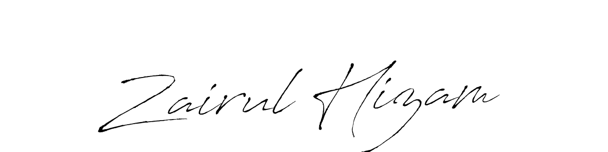 Make a beautiful signature design for name Zairul Hizam. Use this online signature maker to create a handwritten signature for free. Zairul Hizam signature style 6 images and pictures png