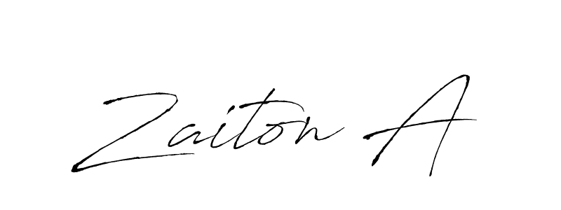 This is the best signature style for the Zaiton A name. Also you like these signature font (Antro_Vectra). Mix name signature. Zaiton A signature style 6 images and pictures png