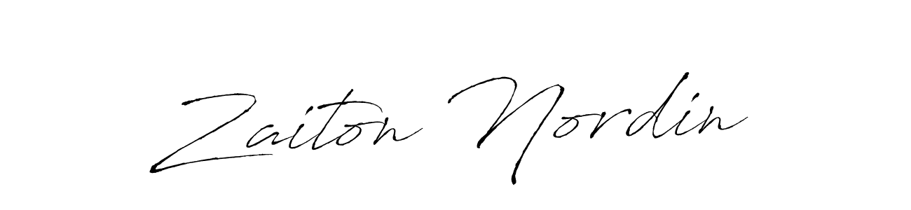 The best way (Antro_Vectra) to make a short signature is to pick only two or three words in your name. The name Zaiton Nordin include a total of six letters. For converting this name. Zaiton Nordin signature style 6 images and pictures png
