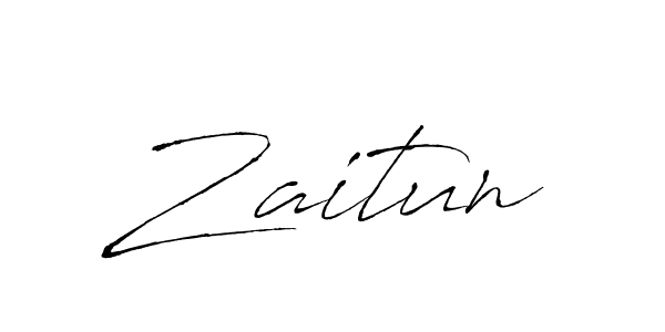 Create a beautiful signature design for name Zaitun. With this signature (Antro_Vectra) fonts, you can make a handwritten signature for free. Zaitun signature style 6 images and pictures png