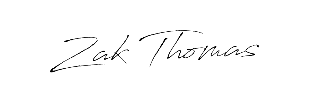 Also we have Zak Thomas name is the best signature style. Create professional handwritten signature collection using Antro_Vectra autograph style. Zak Thomas signature style 6 images and pictures png