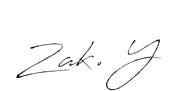 Use a signature maker to create a handwritten signature online. With this signature software, you can design (Antro_Vectra) your own signature for name Zak. Y. Zak. Y signature style 6 images and pictures png