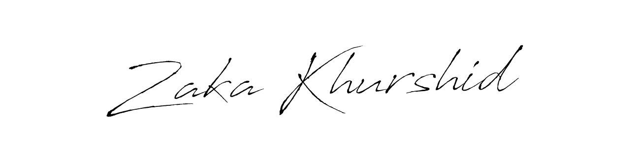 Also You can easily find your signature by using the search form. We will create Zaka Khurshid name handwritten signature images for you free of cost using Antro_Vectra sign style. Zaka Khurshid signature style 6 images and pictures png