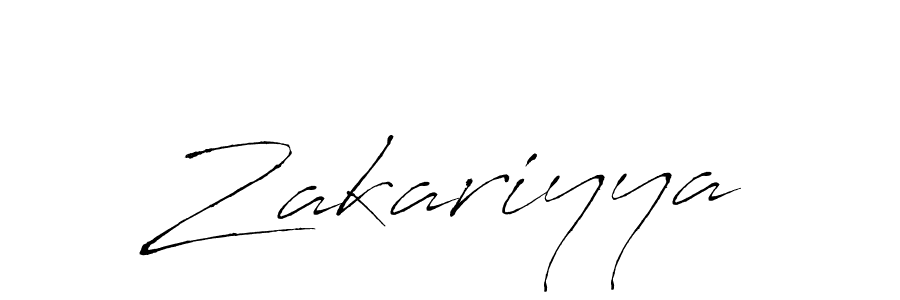 Zakariyya stylish signature style. Best Handwritten Sign (Antro_Vectra) for my name. Handwritten Signature Collection Ideas for my name Zakariyya. Zakariyya signature style 6 images and pictures png