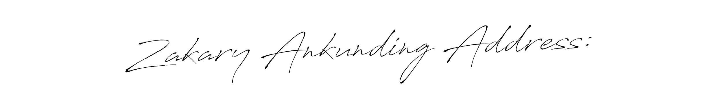 This is the best signature style for the Zakary Ankunding Address: name. Also you like these signature font (Antro_Vectra). Mix name signature. Zakary Ankunding Address: signature style 6 images and pictures png