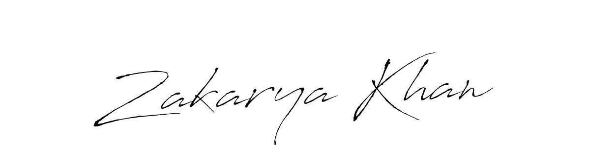 Antro_Vectra is a professional signature style that is perfect for those who want to add a touch of class to their signature. It is also a great choice for those who want to make their signature more unique. Get Zakarya Khan name to fancy signature for free. Zakarya Khan signature style 6 images and pictures png
