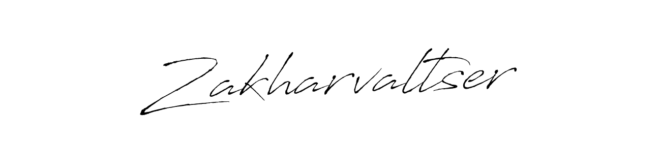 Design your own signature with our free online signature maker. With this signature software, you can create a handwritten (Antro_Vectra) signature for name Zakharvaltser. Zakharvaltser signature style 6 images and pictures png