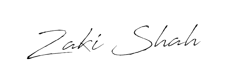 It looks lik you need a new signature style for name Zaki Shah. Design unique handwritten (Antro_Vectra) signature with our free signature maker in just a few clicks. Zaki Shah signature style 6 images and pictures png