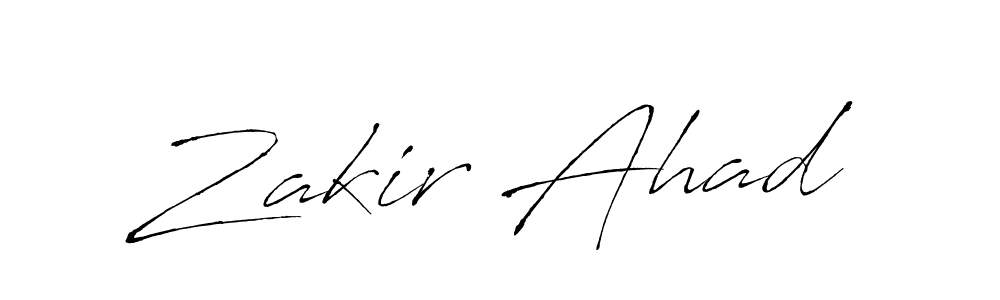 How to make Zakir Ahad signature? Antro_Vectra is a professional autograph style. Create handwritten signature for Zakir Ahad name. Zakir Ahad signature style 6 images and pictures png