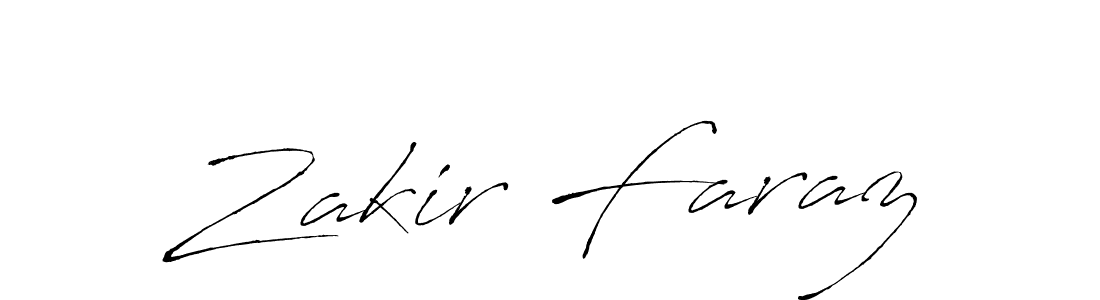 if you are searching for the best signature style for your name Zakir Faraz. so please give up your signature search. here we have designed multiple signature styles  using Antro_Vectra. Zakir Faraz signature style 6 images and pictures png