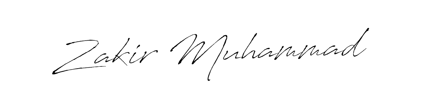 How to make Zakir Muhammad signature? Antro_Vectra is a professional autograph style. Create handwritten signature for Zakir Muhammad name. Zakir Muhammad signature style 6 images and pictures png