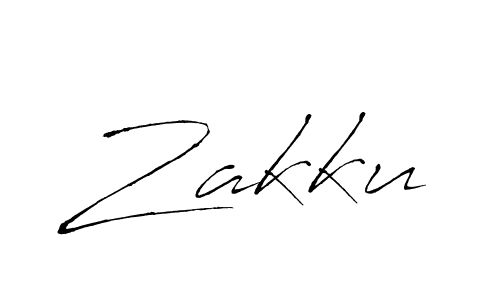 Use a signature maker to create a handwritten signature online. With this signature software, you can design (Antro_Vectra) your own signature for name Zakku. Zakku signature style 6 images and pictures png