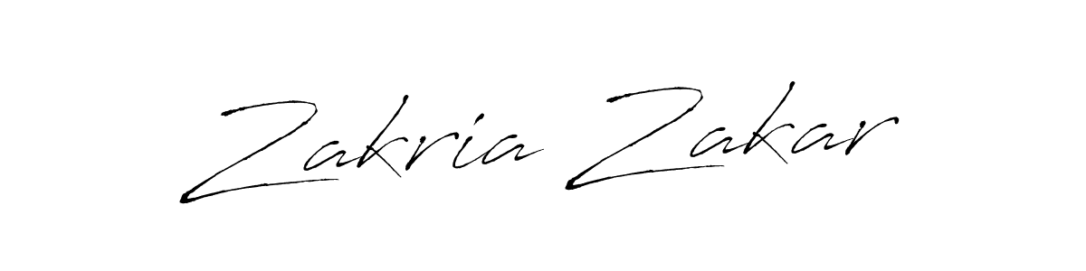 Create a beautiful signature design for name Zakria Zakar. With this signature (Antro_Vectra) fonts, you can make a handwritten signature for free. Zakria Zakar signature style 6 images and pictures png