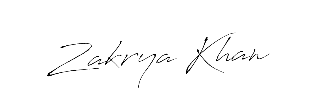 Antro_Vectra is a professional signature style that is perfect for those who want to add a touch of class to their signature. It is also a great choice for those who want to make their signature more unique. Get Zakrya Khan name to fancy signature for free. Zakrya Khan signature style 6 images and pictures png