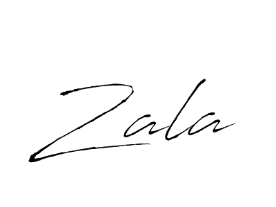 How to make Zala signature? Antro_Vectra is a professional autograph style. Create handwritten signature for Zala name. Zala signature style 6 images and pictures png