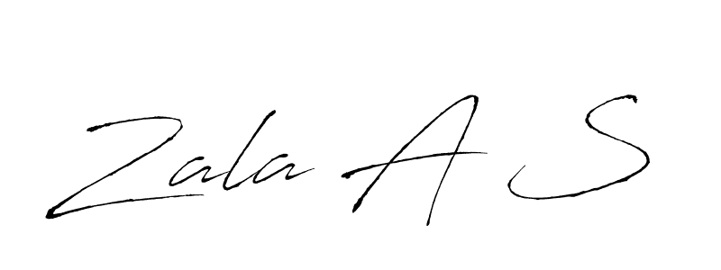 Best and Professional Signature Style for Zala A S. Antro_Vectra Best Signature Style Collection. Zala A S signature style 6 images and pictures png