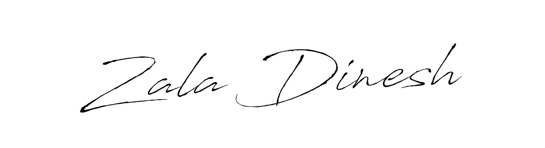 Also we have Zala Dinesh name is the best signature style. Create professional handwritten signature collection using Antro_Vectra autograph style. Zala Dinesh signature style 6 images and pictures png