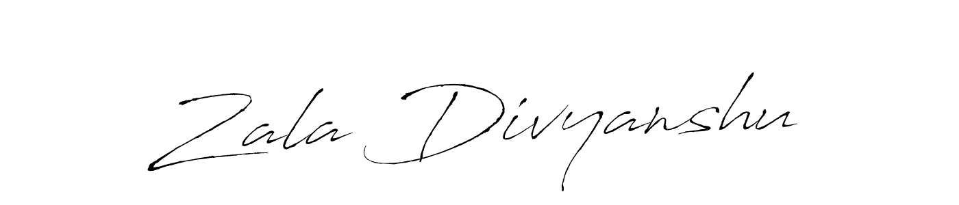 You can use this online signature creator to create a handwritten signature for the name Zala Divyanshu. This is the best online autograph maker. Zala Divyanshu signature style 6 images and pictures png