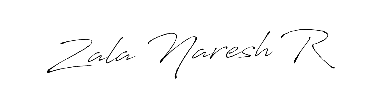 Also we have Zala Naresh R name is the best signature style. Create professional handwritten signature collection using Antro_Vectra autograph style. Zala Naresh R signature style 6 images and pictures png