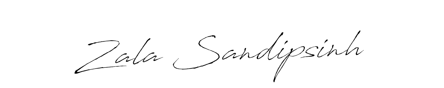 Also we have Zala Sandipsinh name is the best signature style. Create professional handwritten signature collection using Antro_Vectra autograph style. Zala Sandipsinh signature style 6 images and pictures png