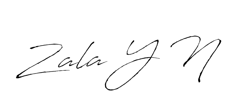 It looks lik you need a new signature style for name Zala Y N. Design unique handwritten (Antro_Vectra) signature with our free signature maker in just a few clicks. Zala Y N signature style 6 images and pictures png