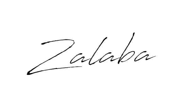 Create a beautiful signature design for name Zalaba. With this signature (Antro_Vectra) fonts, you can make a handwritten signature for free. Zalaba signature style 6 images and pictures png