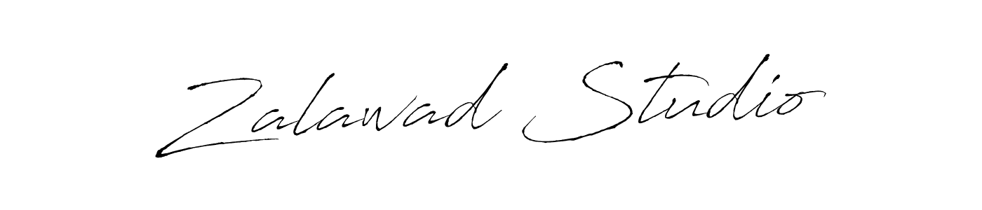 Use a signature maker to create a handwritten signature online. With this signature software, you can design (Antro_Vectra) your own signature for name Zalawad Studio. Zalawad Studio signature style 6 images and pictures png