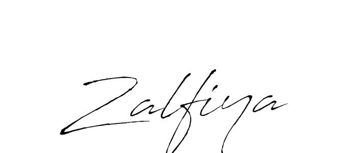 Design your own signature with our free online signature maker. With this signature software, you can create a handwritten (Antro_Vectra) signature for name Zalfiya. Zalfiya signature style 6 images and pictures png