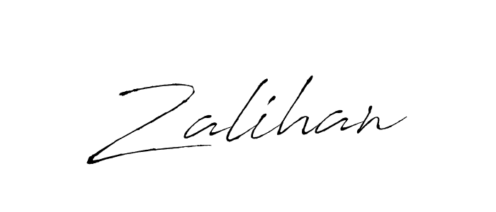 Zalihan stylish signature style. Best Handwritten Sign (Antro_Vectra) for my name. Handwritten Signature Collection Ideas for my name Zalihan. Zalihan signature style 6 images and pictures png