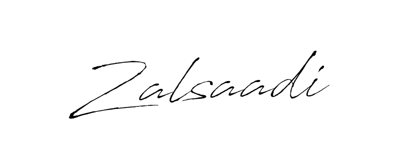 Use a signature maker to create a handwritten signature online. With this signature software, you can design (Antro_Vectra) your own signature for name Zalsaadi. Zalsaadi signature style 6 images and pictures png