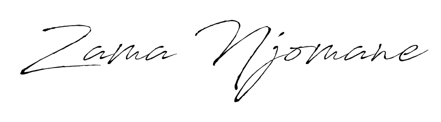 Get inspired by this graceful Antro_Vectra signature style for name Zama Njomane. Smooth loops and balanced proportions for everyday use. Zama Njomane signature style 6 images and pictures png