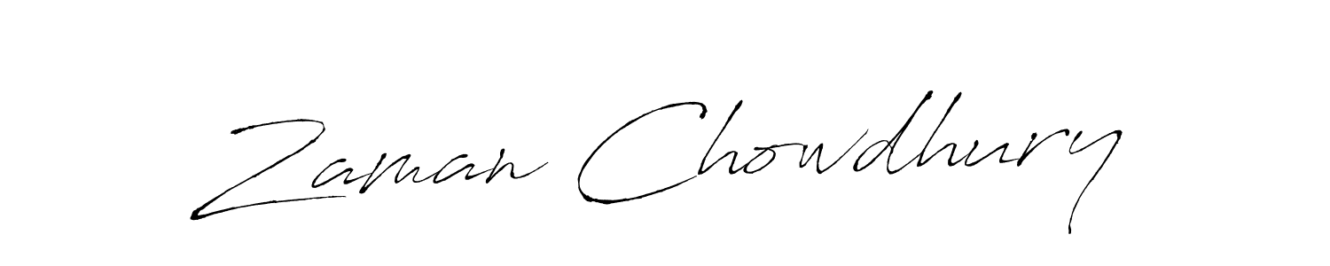 How to make Zaman Chowdhury signature? Antro_Vectra is a professional autograph style. Create handwritten signature for Zaman Chowdhury name. Zaman Chowdhury signature style 6 images and pictures png
