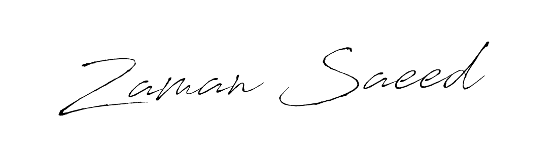 Zaman Saeed stylish signature style. Best Handwritten Sign (Antro_Vectra) for my name. Handwritten Signature Collection Ideas for my name Zaman Saeed. Zaman Saeed signature style 6 images and pictures png