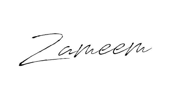 Use a signature maker to create a handwritten signature online. With this signature software, you can design (Antro_Vectra) your own signature for name Zameem. Zameem signature style 6 images and pictures png