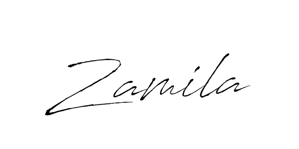 Antro_Vectra is a professional signature style that is perfect for those who want to add a touch of class to their signature. It is also a great choice for those who want to make their signature more unique. Get Zamila name to fancy signature for free. Zamila signature style 6 images and pictures png