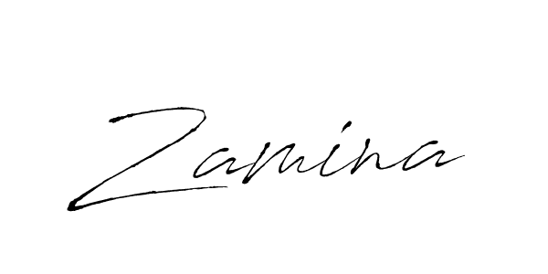 Also we have Zamina name is the best signature style. Create professional handwritten signature collection using Antro_Vectra autograph style. Zamina signature style 6 images and pictures png