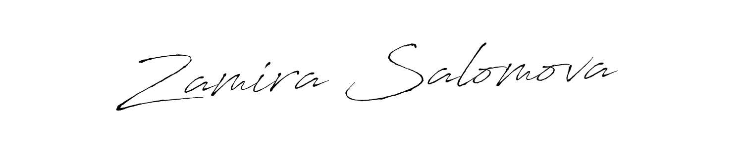 This is the best signature style for the Zamira Salomova name. Also you like these signature font (Antro_Vectra). Mix name signature. Zamira Salomova signature style 6 images and pictures png