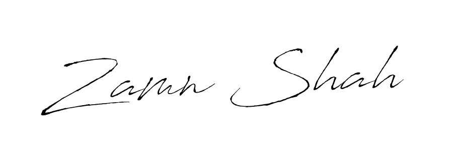 See photos of Zamn Shah official signature by Spectra . Check more albums & portfolios. Read reviews & check more about Antro_Vectra font. Zamn Shah signature style 6 images and pictures png