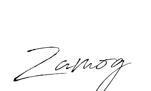 Antro_Vectra is a professional signature style that is perfect for those who want to add a touch of class to their signature. It is also a great choice for those who want to make their signature more unique. Get Zamog name to fancy signature for free. Zamog signature style 6 images and pictures png